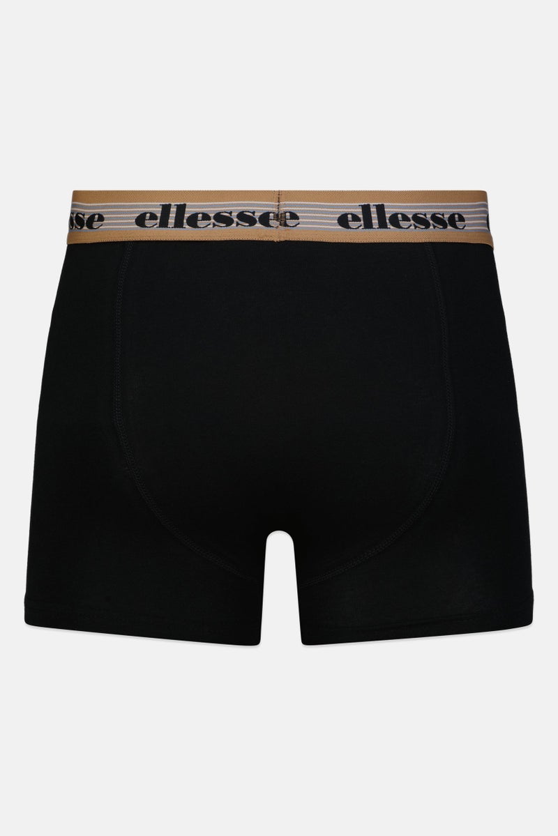 Ellesse Men 3 Pieces Brand Logo Trunks, Multicolor - Image 4